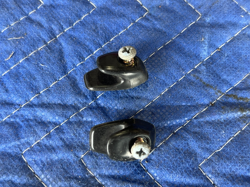 1983-1985 Porsche 944 Interior B Pillar Coat Hook Hanger Pair OEM #1765EM