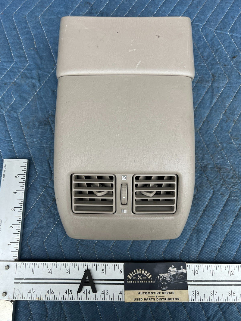 2002-2006 Toyota Camry Rear Center  Vent Console & Trim Bezel  Tan OE #73DU