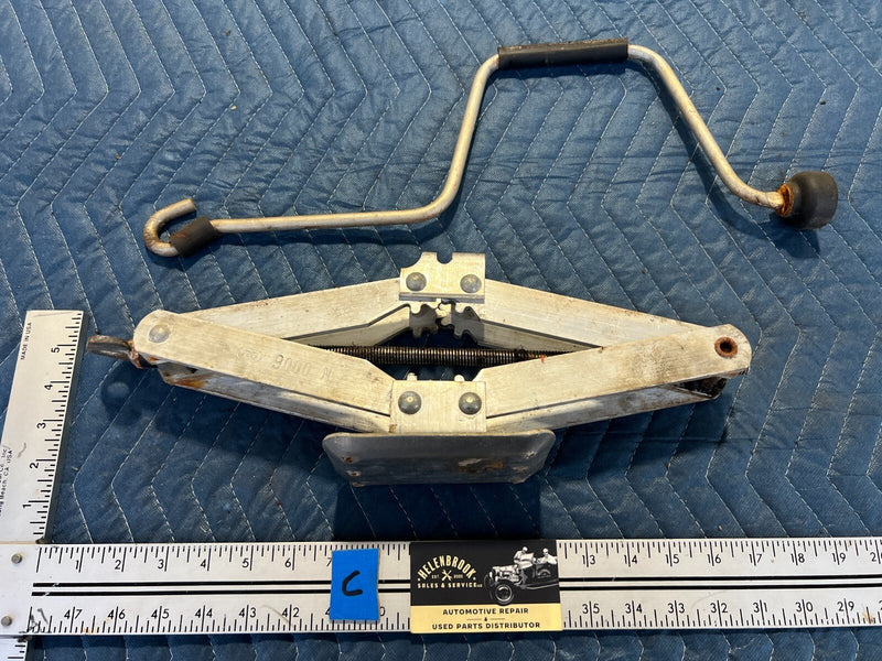 1983-1985 Porsche 944 Emergency Spare Tire Scissor Jack Kit & Handle OEM #2475EM