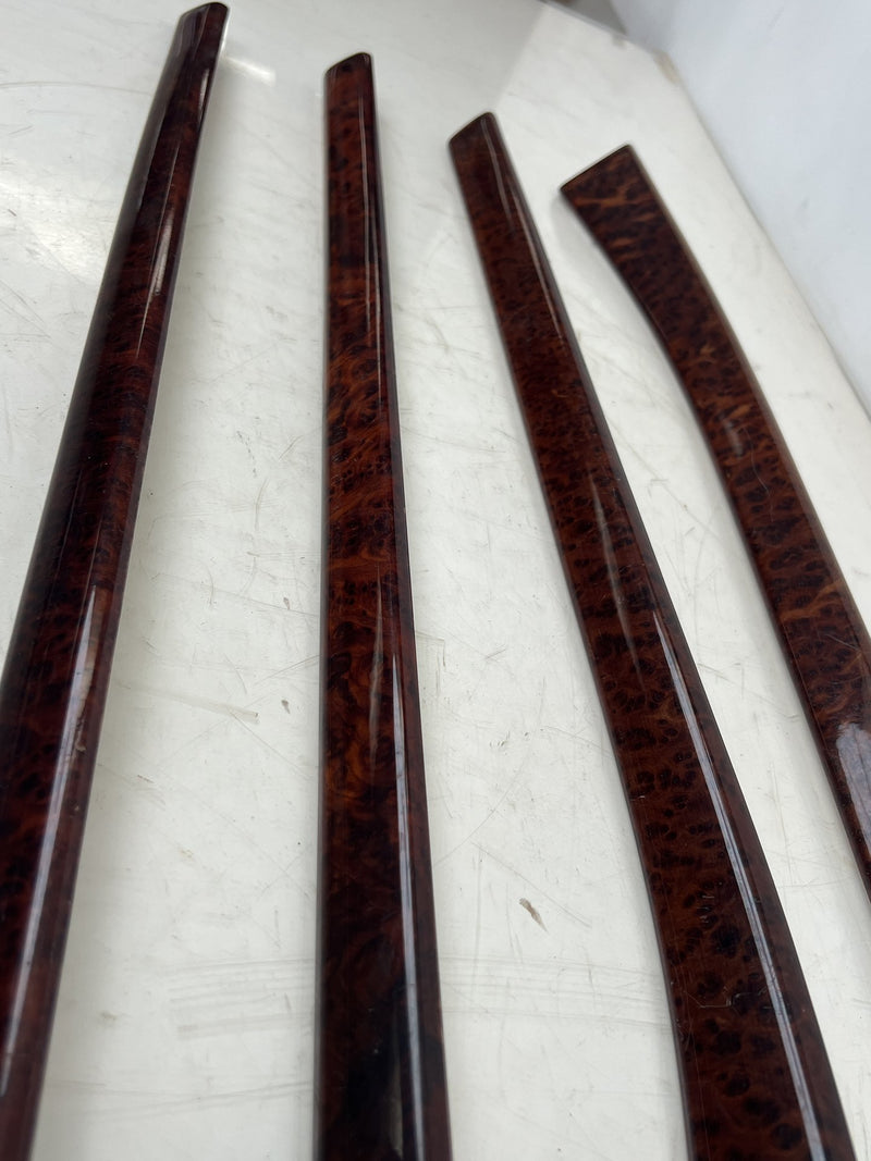 1997-2003 BMW E39 525i 528i 530i Set Of 4 Door Trim Interior Wood Verona #550M