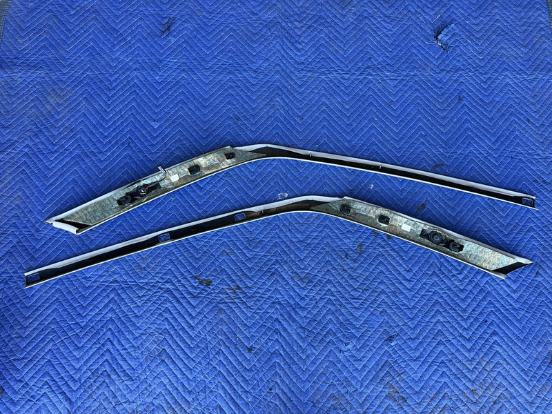 1998-2003 Jaguar XJR XJ8 X308 Front Left & Right A Pillar Trim Gray OEM #4655E