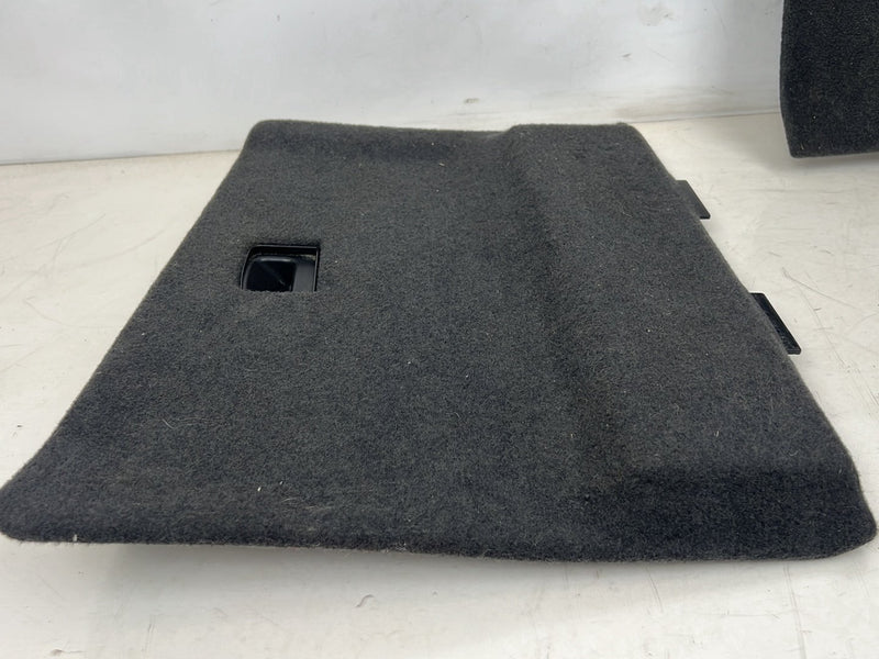 1996-2003 Audi S8 D2 A8 Rear Trunk Right & Left Carpet Panel Trim Pair Black OEM #6378EM