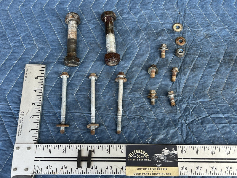 1998-2003 Jaguar XJR XJ8 X308 Front Subframe Hardware & Bolts OEM #4724E