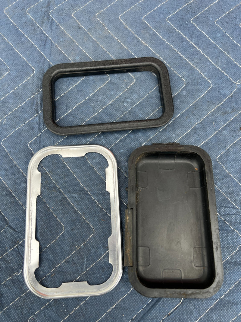 1967-1974 Volvo 140 142 144 Right & Left Door Handle Trim & Hardware OEM #4873EM