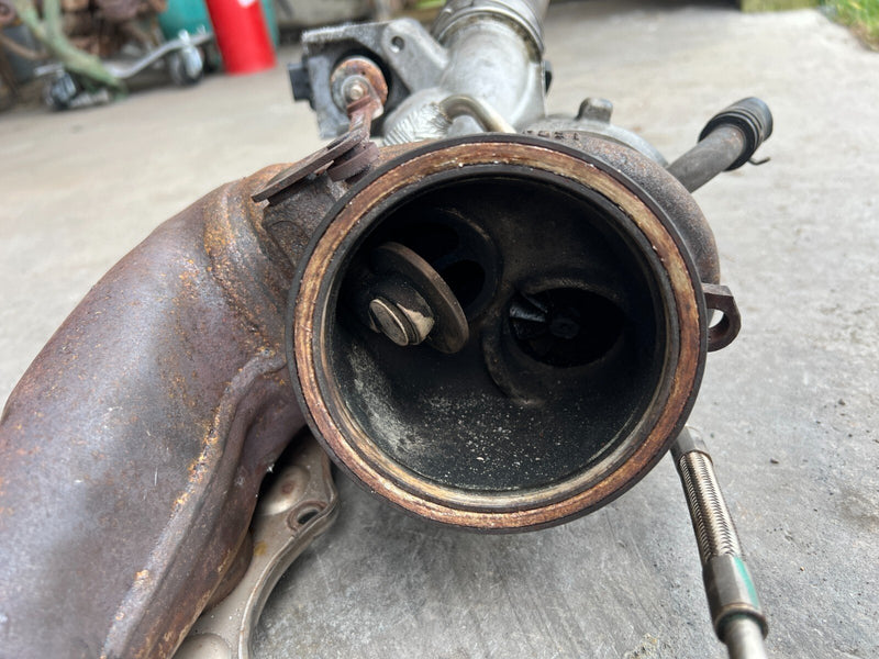 2011-2017 BMW X3 F25 Engine Turbo Turbocharger Exhaust Manifold OEM #2335EM
