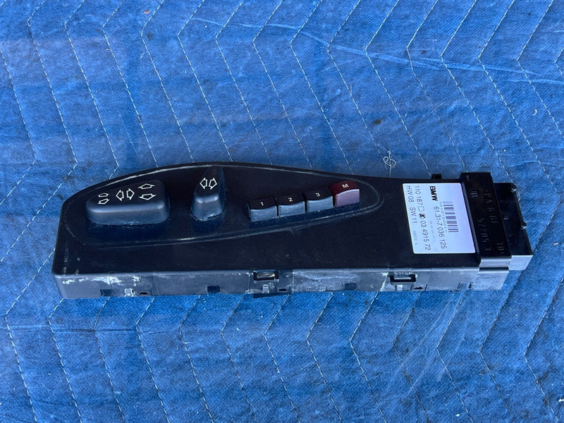 2000-2005 BMW 330xi 325xi E46 Front Driver Left Power Seat Switch OEM #4762EM
