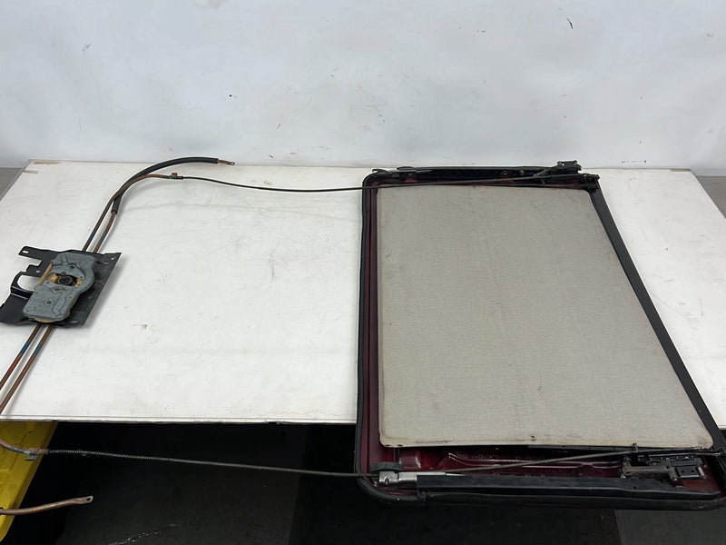 1984-1993 BMW 318i E30 Sunroof Sun Moon Roof Assembly Burgundy OEM #6734EM