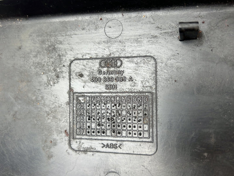 1996-2003 Audi S8 D2 A8 Trunk Fuse Box Cover Lid Trim Panel 4D0863508 OE #6485EM