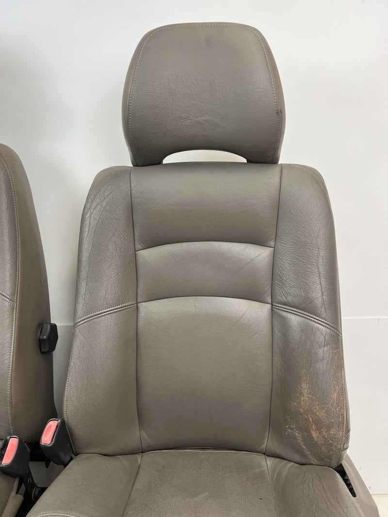 1998-2000 Volvo S70 V70 XC Gray Leather Power Front Left & Right Seat OE #6912EM