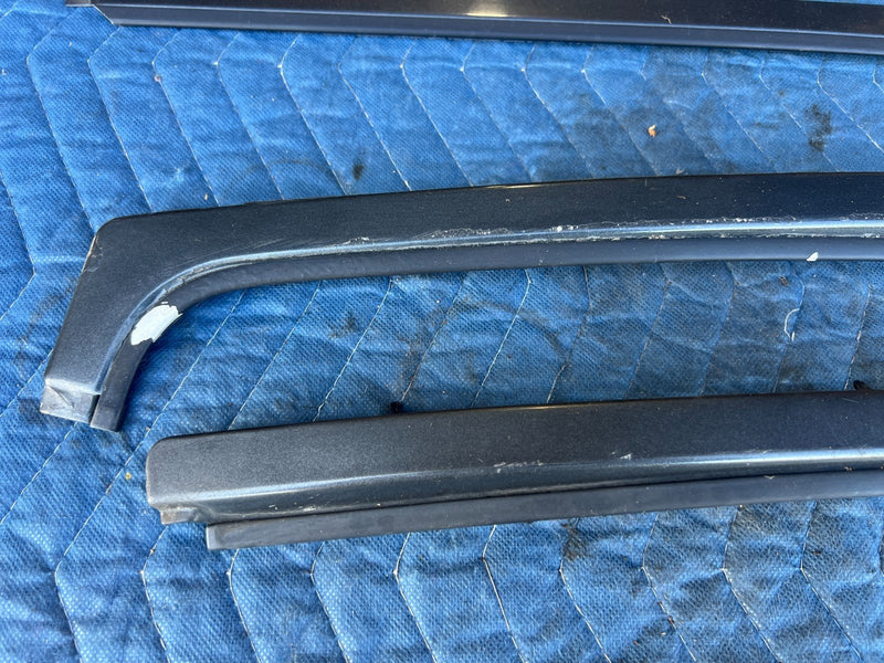 1989-1995 Volvo 740 940 Wagon Rear Quarter Window Molding Trim Gray OEM #3973EM