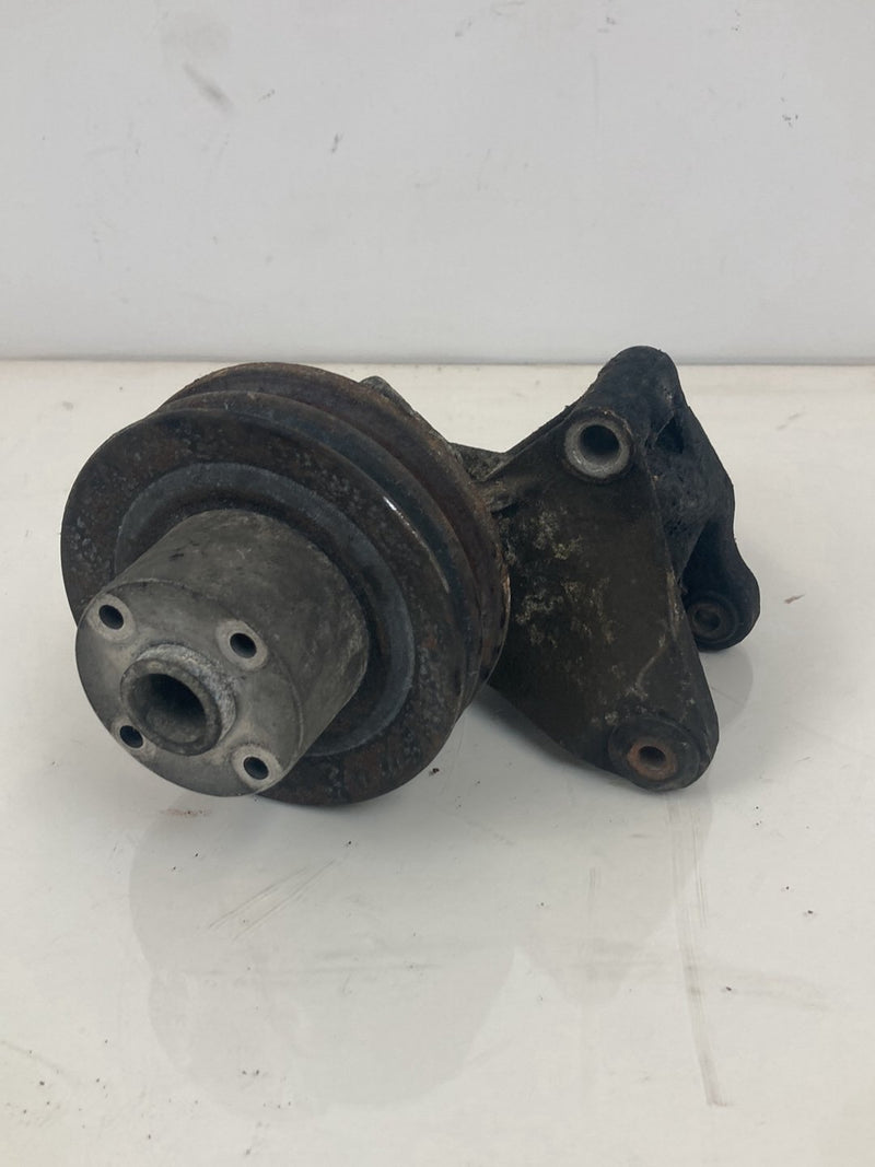 1975-1980 Volvo 244 Idler Pulley 2 V Groove Diesel VW D24 W/ Bracket OEM #4292M