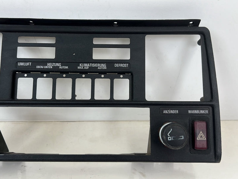 1980-1987 BMW E23 7 Series A/C Heat HVAC Climate Control Trim Panel OEM #5633EM