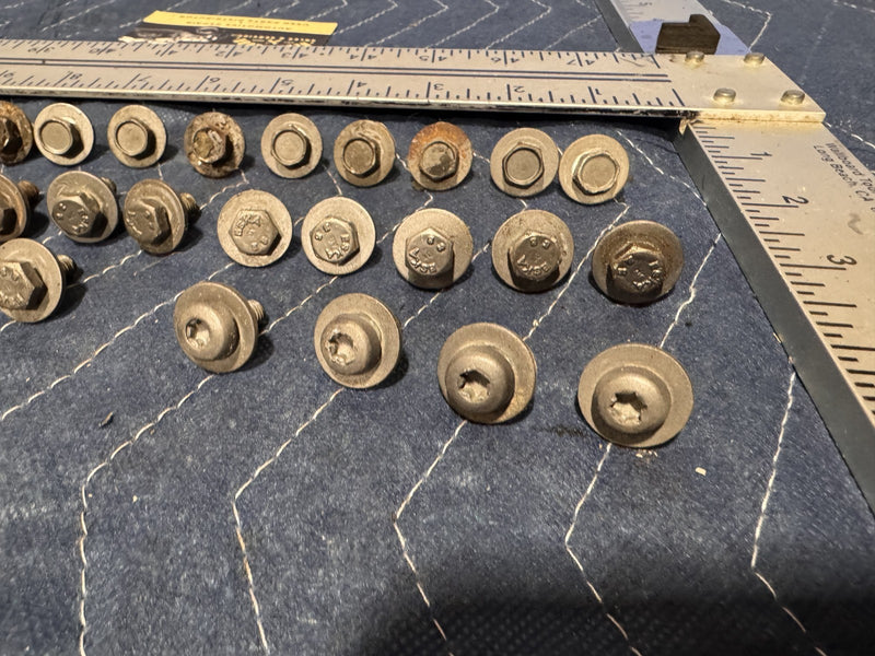1986-1993 Volvo 240 244 245 Front Fender Mounting Bolt Hardware OEM #4527EM