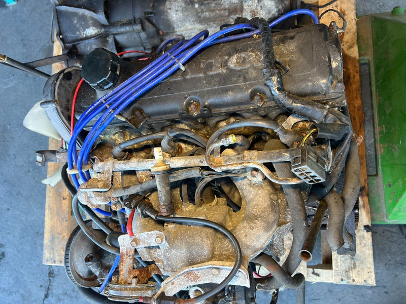 1986-1993 Volvo 240 244 245 B230F 4 Cylinder 2.3L 8V Engine *Running* OE #4218EM