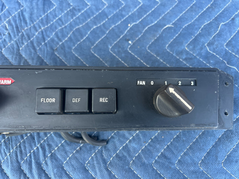 1967-1974 Volvo 140 142 Dash A/C Heat Climate Control Switch Panel OE #4906EM