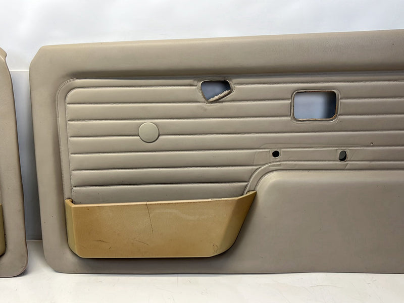 BMW 325i 318i E30 Beige Interior Door Card Panel Trim Set of 4 OEM #5538EM