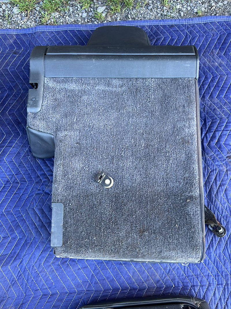 1993-1997 Volvo 850 Split Bench Rear Seat Assembly Gray Leather OEM