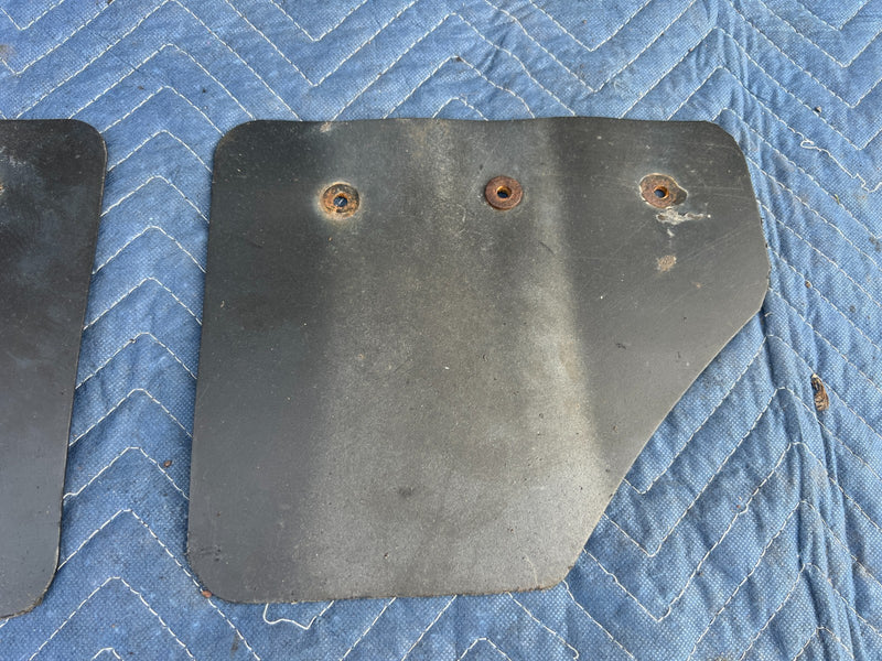 1967-1974 Volvo 140 142 144 145 Front Right & Left Mud Flap Pair OEM #4888EM