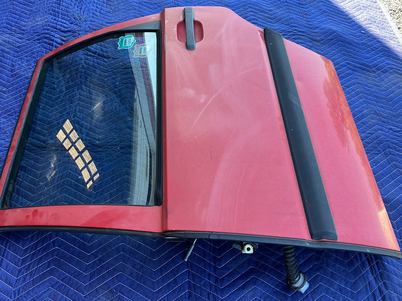 1993-1997 Volvo 850 Rear Driver Left LH Door Assembly Red OEM