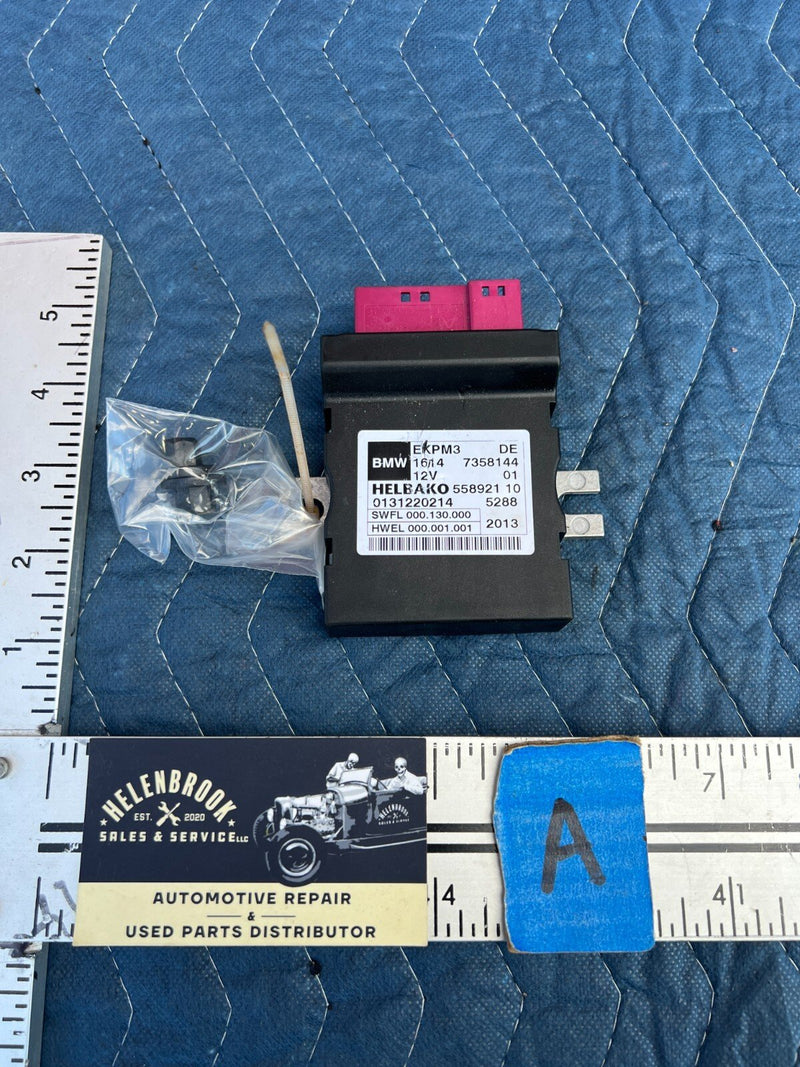 2011-2017 BMW X3 F25 Helbako Fuel Gas Pump Relay Control Module Unit OEM #2412EM
