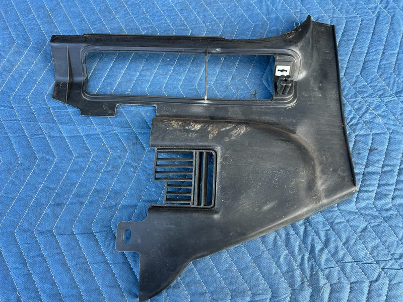1986-1993 Volvo 240 244 Outer Dash Right & Left Kick Panel Trim Black OE #4184EM