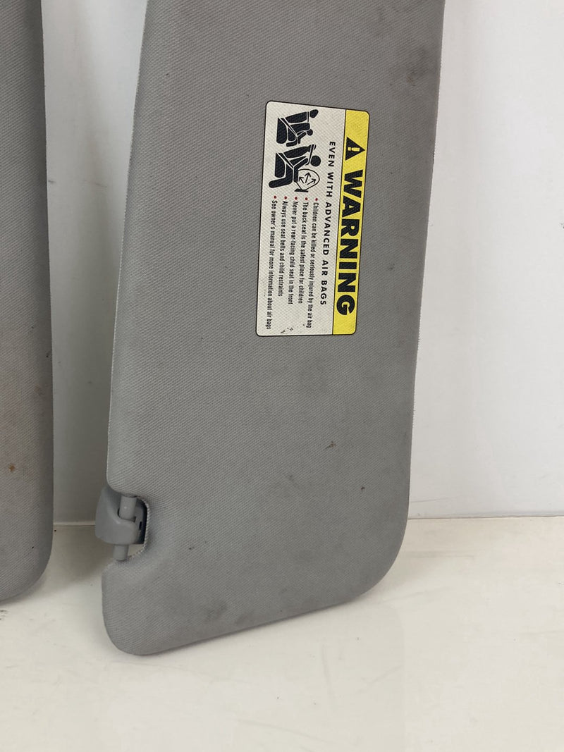 2003-2007 BMW 545i E60 Sun Visor Pair Gray OEM #4936M