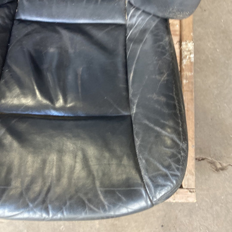 2003-2007 BMW 545i E60 Seat Front Left Driver Black Leather OEM #4980M