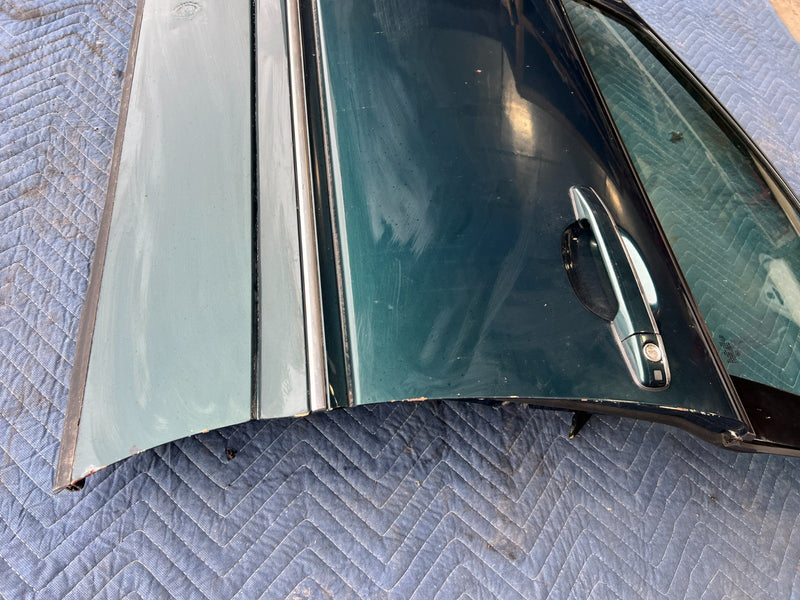 1998-2003 Mercedes W210 E320 Front Driver Left Door Assembly Green OEM #4730EM