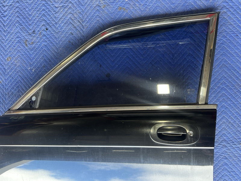 1998-2003 Jaguar XJR XJ X308 Driver Left LH Front Door Black Sedan OEM #4775E