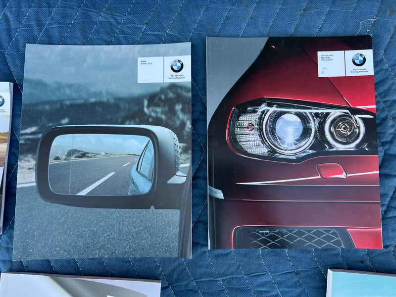 2011-2017 BMW X3 F25 Owner's Manual Service Book Set w/ Leather Case OEM #2177EM