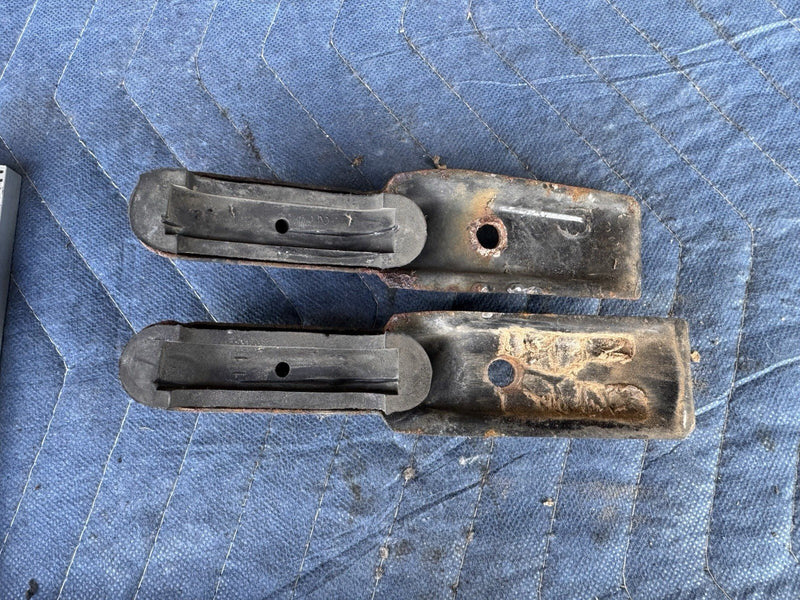 1986-1993 Volvo 240 244 245 Upper Radiator Support Brackets Pair 2.3L OEM #4939E