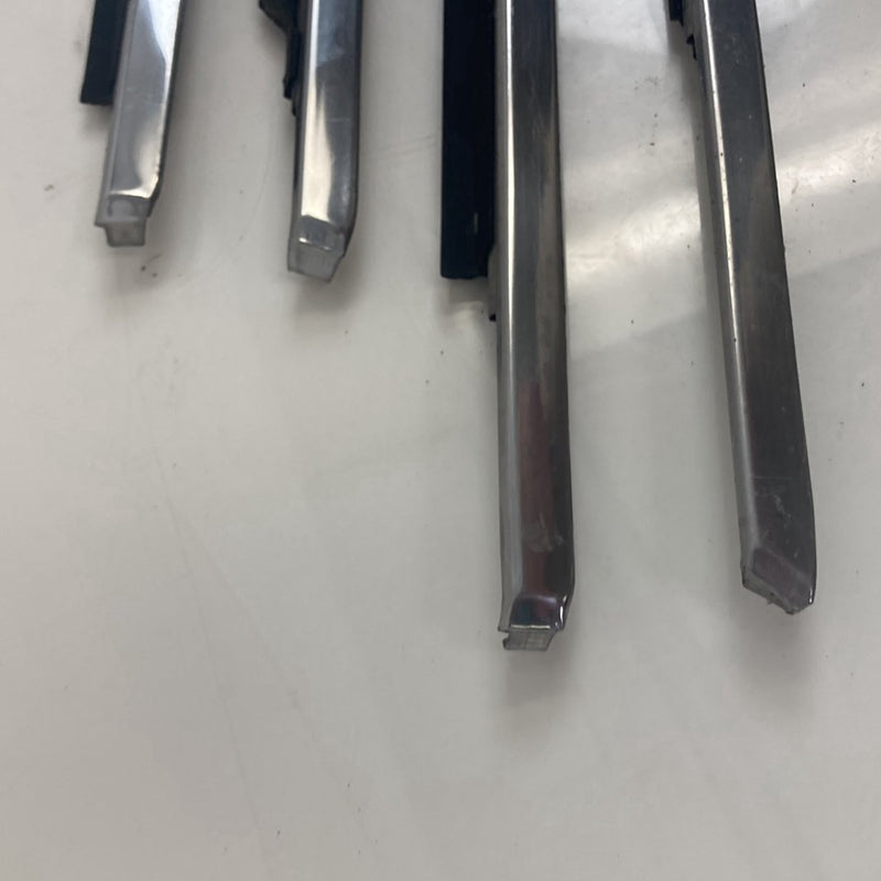 1975-1980 Volvo 244- Window Scraper Set of 4 Chrome Trim OEM #4902M