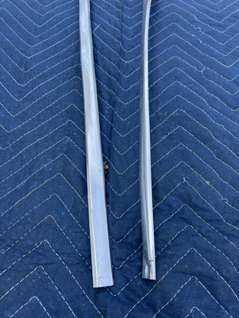 Volvo 240 242 244 245 L & R Window Surround Trim Chrome Early Style OEM #3935E