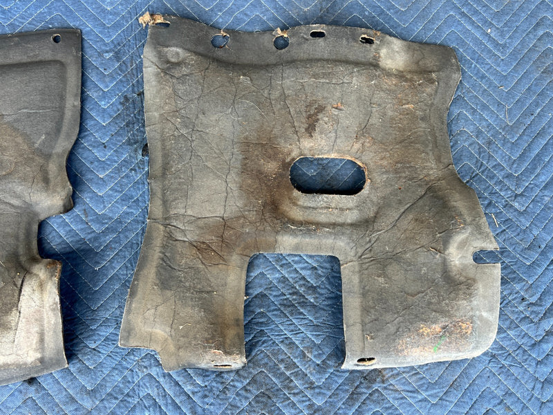 1986-1993 Volvo 240 244 245 Footwell Lower Dash Insulator Panel Pair OEM #4145EM