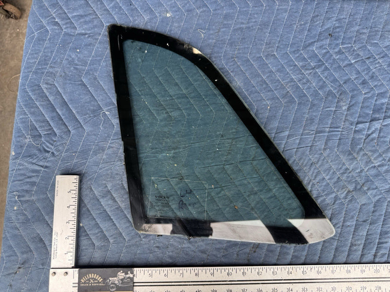 1986-1993 Volvo 240 244 Sedan Driver Left Rear Quarter Window Glass OEM #4917E