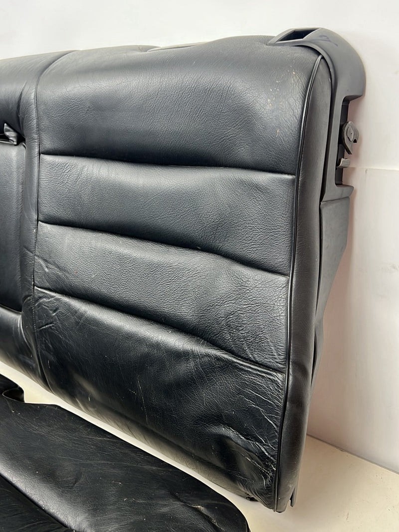 1990-1992 Volvo 740 745 940 Wagon Black Leather Rear Seat Assembly OEM #5985EM