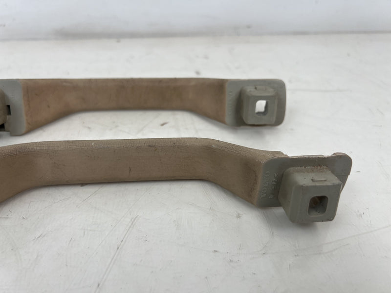 1998-2000 Volvo S70 V70 XC Overhead Grab Handle Set w/ Lights Tan OEM #6855EM