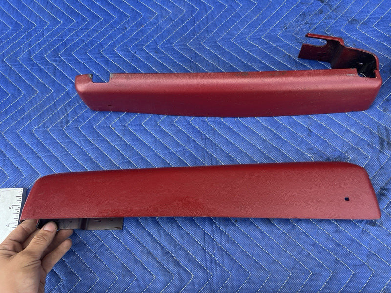 1980-1985 Cadillac Seville Front Seat Trim Red Panels GM OEM #3399M