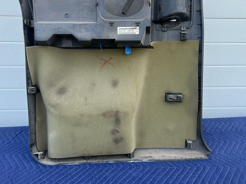 1999-2007 Chevrolet Silverado Extended Cab Rear Right Door Card Gray OEM #5493EM