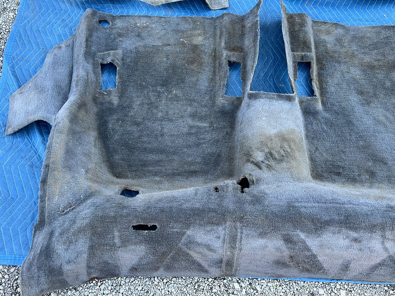 1993-1997 Volvo 850 Wagon Front & Rear Molded Carpet Set Gray OEM