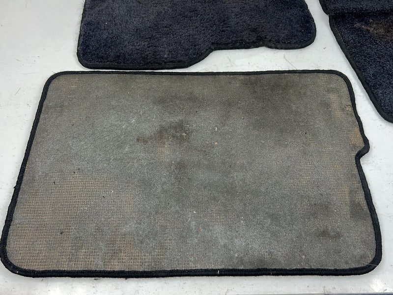 1975-1980 Volvo 244 240 Dark Blue Floor Mat Set of 3 Carpet OEM #5394EM