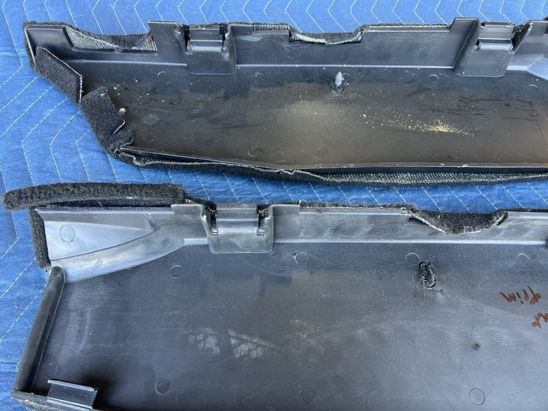 1998-2003 Jaguar XJR XJ8 X308 L & R Rear Seat Lower Carpet Trim Pair OEM #4697E