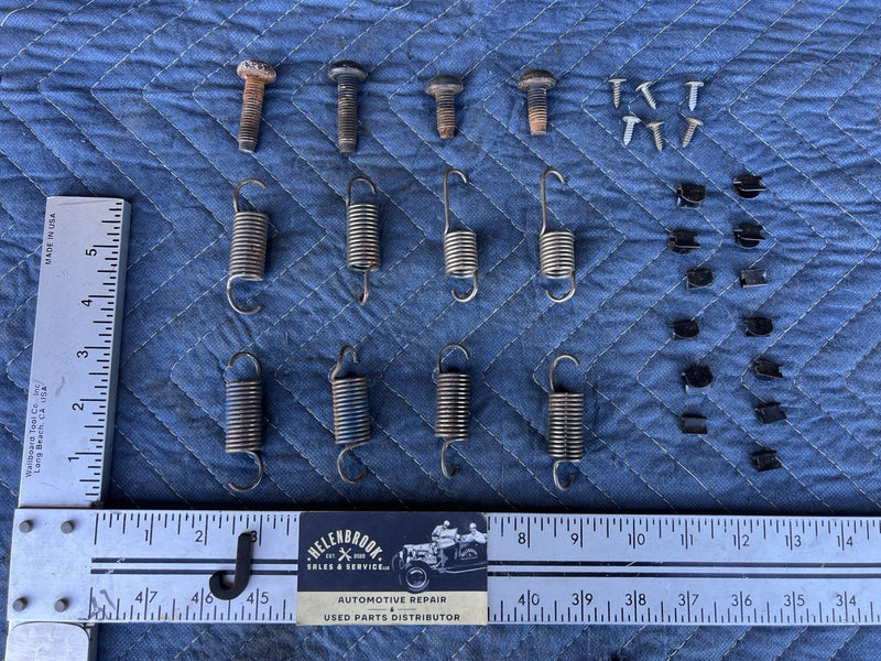 1998-2003 Jaguar XJR XJ X308 Front Seat Upholstery Springs & Hardware OEM #4789E