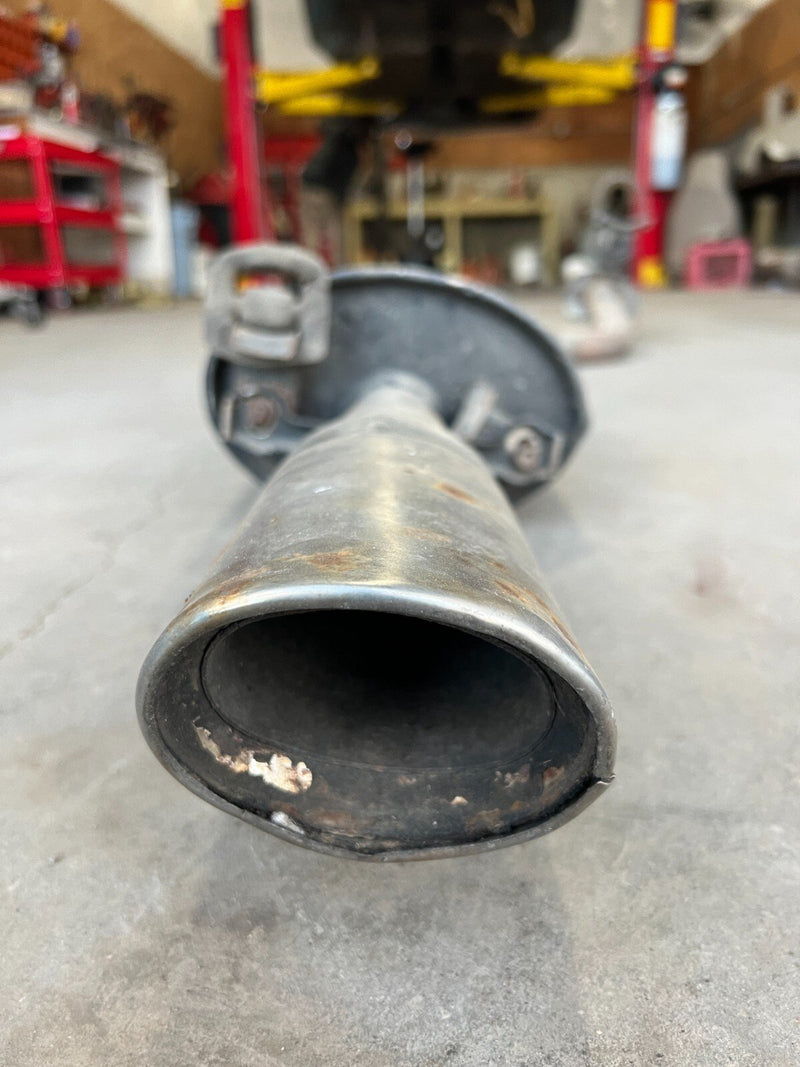 1983-1985 Porsche 944 Exhaust Down Pipe Muffler Resonator Assembly OEM #2467EM
