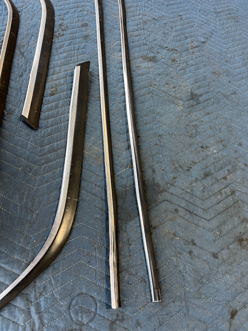 1986-1993 Volvo 240 244 *Sedan Only* Roof Gutter Molding Trim Chrome OEM #4471EM