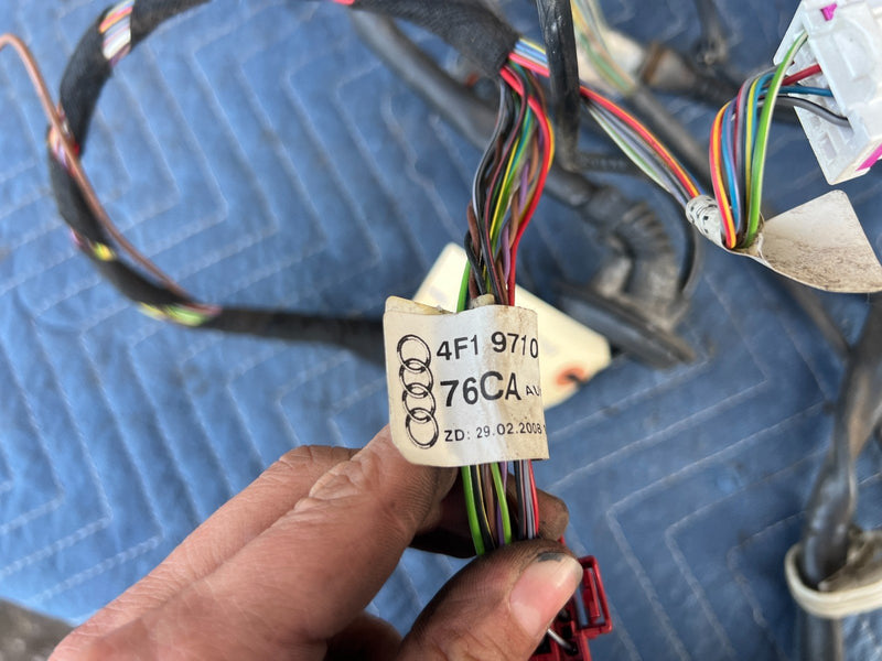 2005-2011 Audi A6 Front Right Headlight Lamp Wiring Harness 4F1971076 OE #3479EM