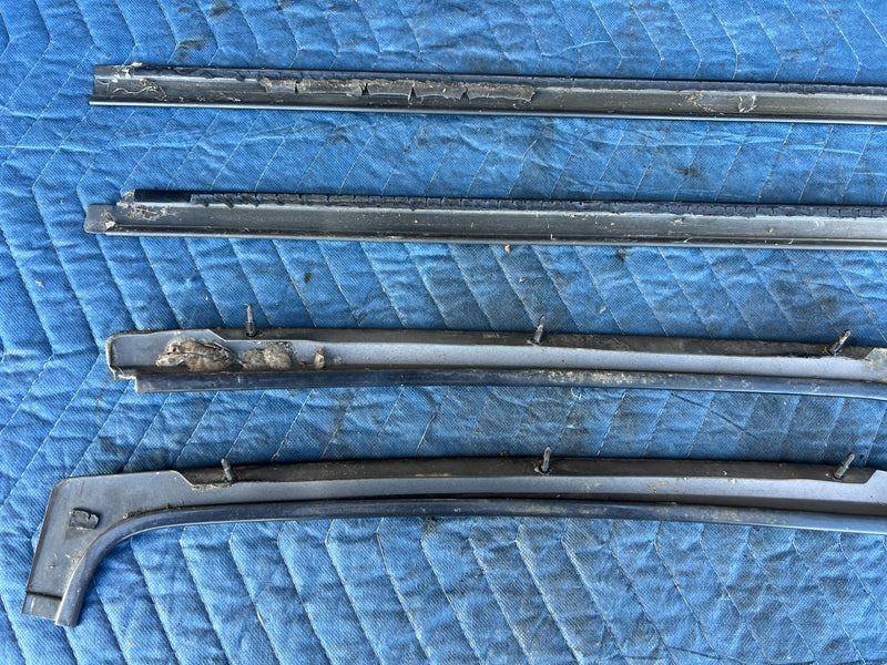 1989-1995 Volvo 740 940 Wagon Rear Quarter Window Molding Trim Gray OEM #3973EM