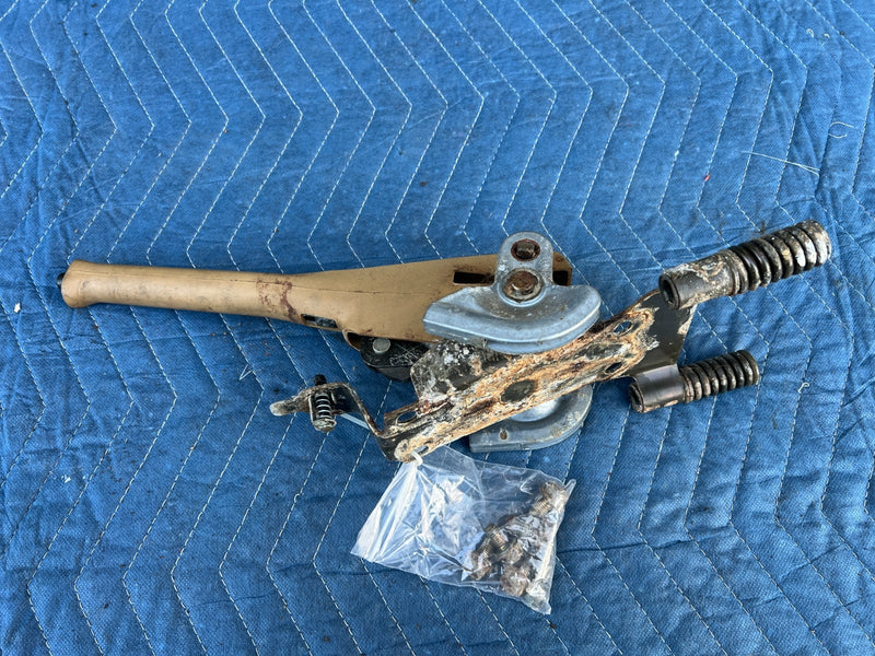 1986-1993 Volvo 240 244 Sedan Parking Emergency E Brake Lever Tan OEM #4204EM