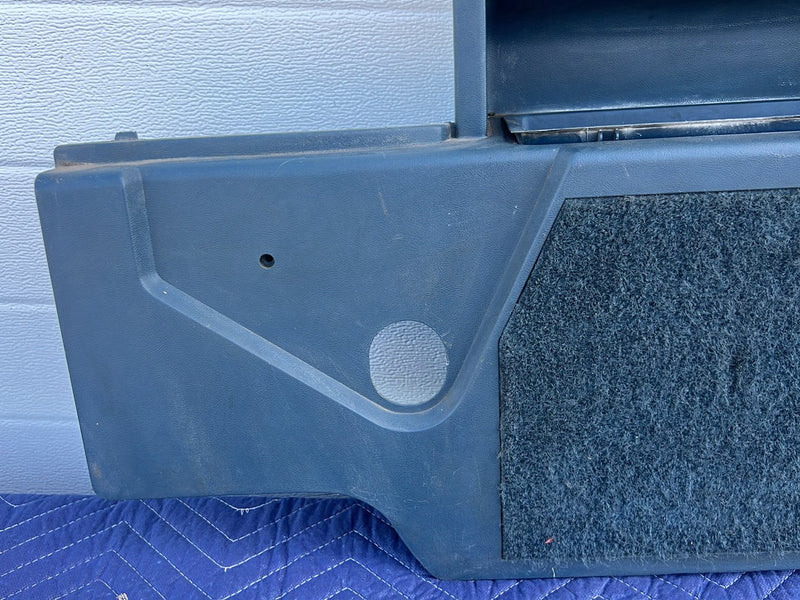 1995-1998 Chevrolet GMC K2500 Ext Cab Left Rear Panel Door Trim Blue OEM #5161EM