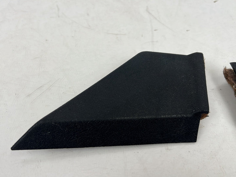 1990-1992 Volvo 740 745 940 Corner Mirror Trim Interior Black Pair OEM #5851EM